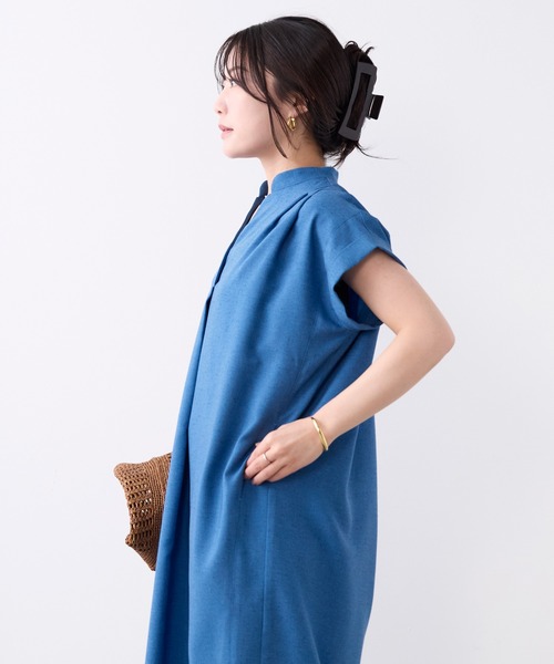 MICA&DEAL（マイカアンドディール） ワンピース 半袖 タックショルダー