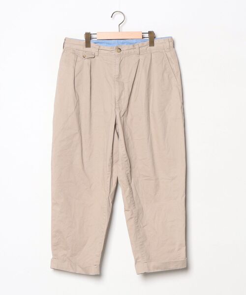 「BEAMS PLUS」 チノパンツ LARGE カーキ メンズ