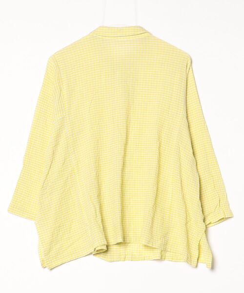 「Plantation」 長袖ブラウス M size イエロー レディース_画像2