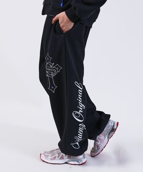「SEQUENZ」 スウェットパンツ SMALL ダークネイビー メンズ_画像7