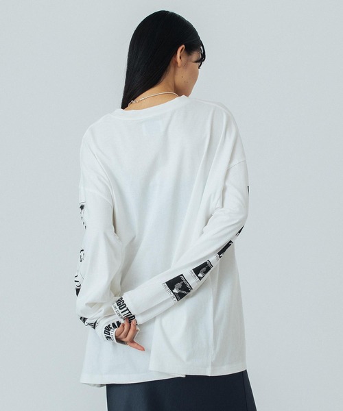 「OKIRAKU」 長袖カットソー ONE SIZE ブラック レディース_画像7