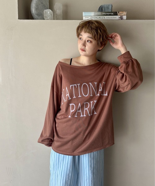 「PILIT」 スウェットカットソー MEDIUM ピンク レディース_画像5