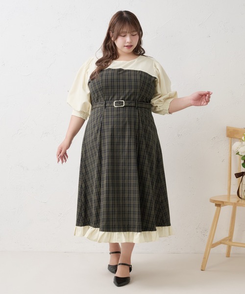 Louiosy（ルオシー） ワンピース 半袖 「Louiosy」「大きいサイズ