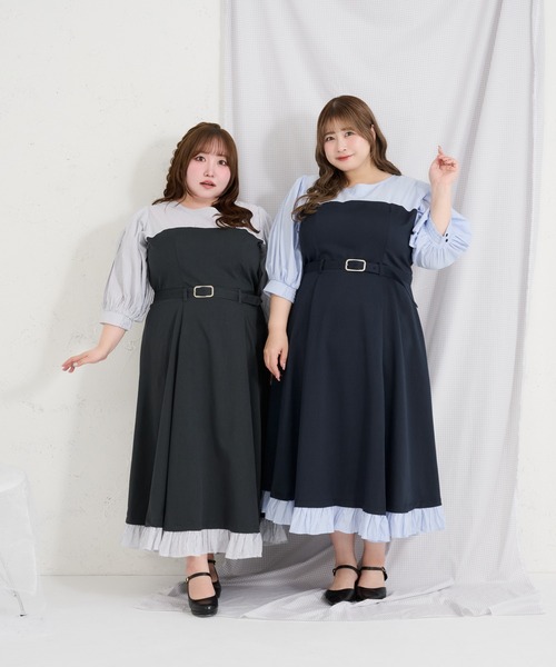 Louiosy（ルオシー） ワンピース 半袖 「Louiosy」「大きいサイズ