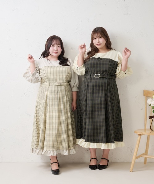 Louiosy（ルオシー） ワンピース 半袖 「Louiosy」「大きいサイズ