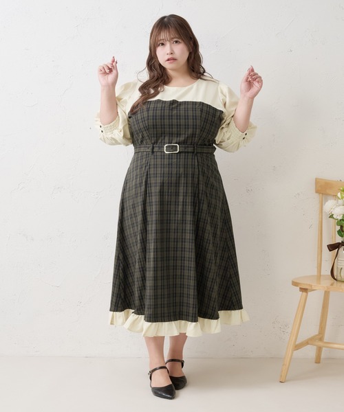 Louiosy（ルオシー） ワンピース 半袖 「Louiosy」「大きいサイズ