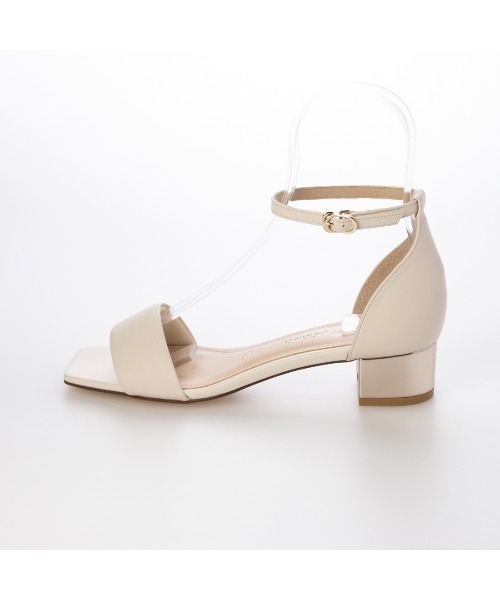「Mode et Jacomo」 ヒールサンダル 23cm アイボリー レディース_画像7