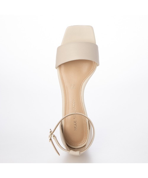 「Mode et Jacomo」 ヒールサンダル 23cm アイボリー レディース_画像9