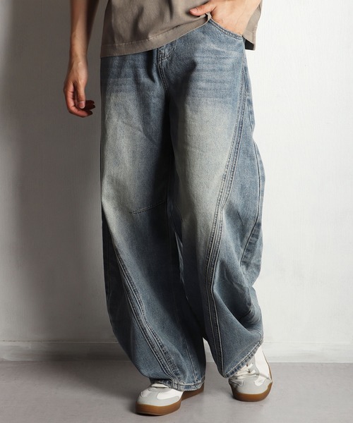 WESTSEA（ウエストシー） ワイドパンツ ジーンズ ヴィンテージ 