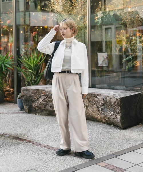 「MIEL CRISHUNANT」 スラックス X-LARGE ブラック レディース_画像2