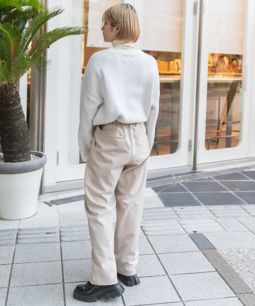 「MIEL CRISHUNANT」 スラックス X-LARGE ブラック レディース_画像4