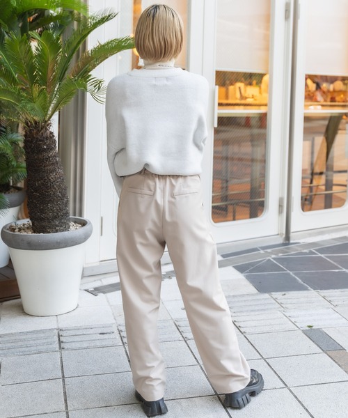 「MIEL CRISHUNANT」 スラックス X-LARGE ブラック レディース_画像5