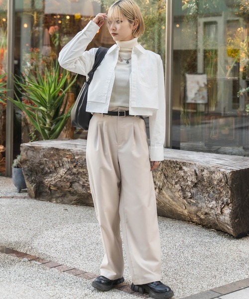 「MIEL CRISHUNANT」 スラックス X-LARGE ブラック レディース_画像6
