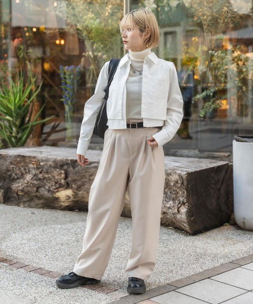 「MIEL CRISHUNANT」 スラックス X-LARGE ブラック レディース_画像7