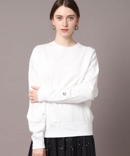 「DRESSTERIOR」 スウェットカットソー 36 ネイビー レディース_画像3