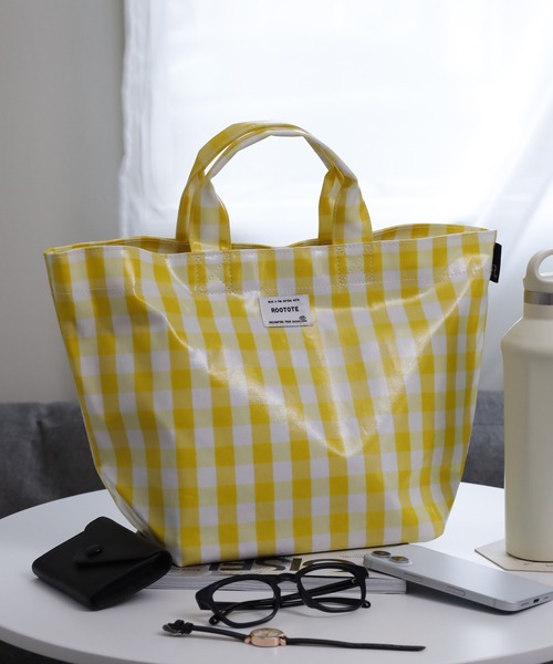 ROOTOTE（ルートート） トートバッグ ラミネートラウンドトート