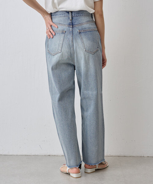 「BEARDSLEY」 「yenn」デニムパンツ 38 インディゴブルー レディース_画像5