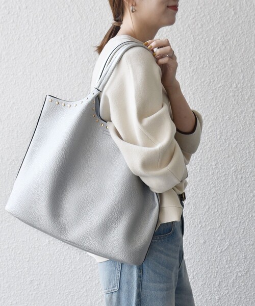 「SHIPS any」 トートバッグ ONE SIZE ブラック レディース_画像6