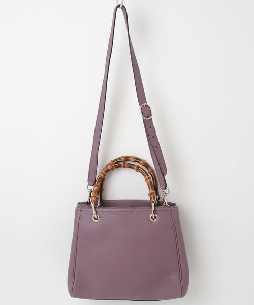 GUCCI（グッチ） バンブー 2WAYバッグ - パープル レディース