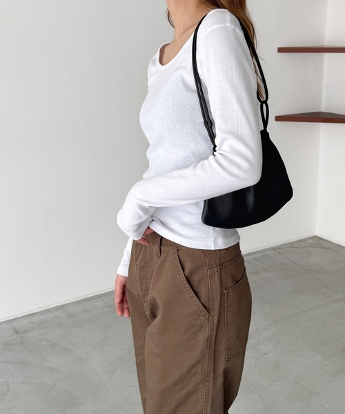 「CANAL JEAN」 「El mar」長袖カットソー ONE SIZE ホワイト レディース_画像2