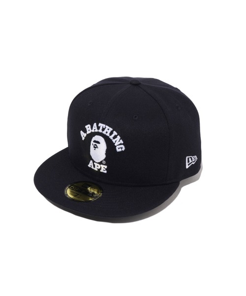 A BATHING APE（アベイシングエイプ） キャップ LARGE ネイビー メンズ