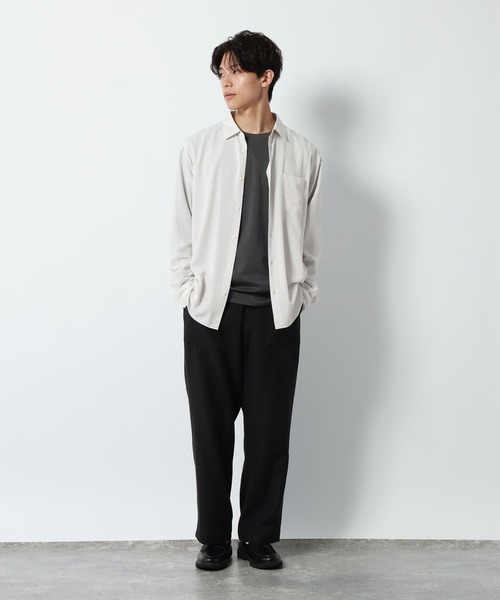 GLOBAL WORK（グローバルワーク） シャツ サラサマレギュラーシャツ