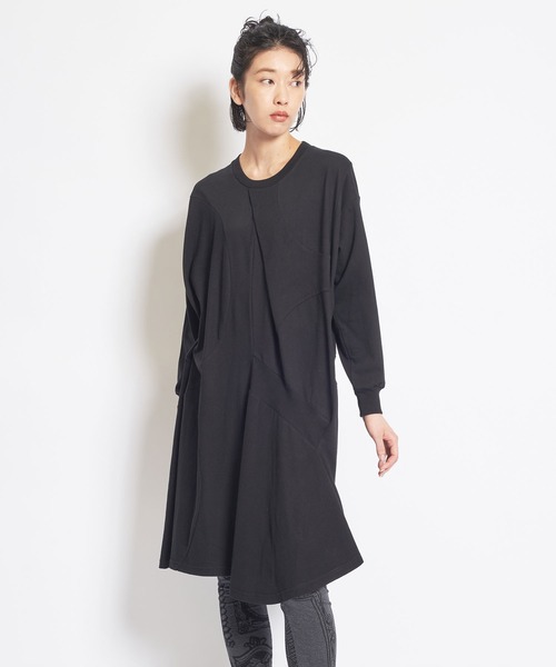 「gomme」 長袖ワンピース MEDIUM グレー レディース_画像2