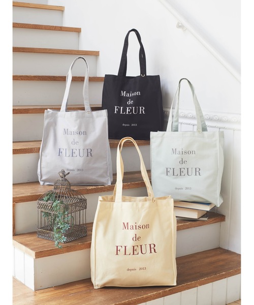 「Maison de FLEUR」 トートバッグ FREE ブルー系その他7 レディース_画像2
