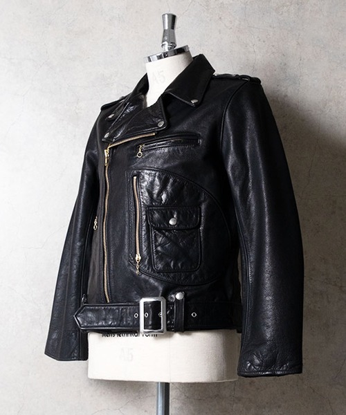 革ジャン ライダース HOUSTON ヒューストン DOUBLE RIDERS LEATHER JACKET / ダブル ライダース バッファロー レザージャケット メンズ レディース