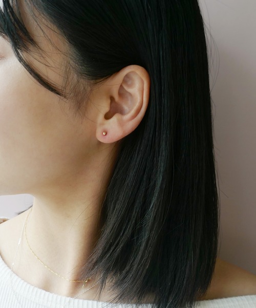 e.m.（イーエム） ピアス ゴールドカシメピアス レディース : ZOZOTOWN