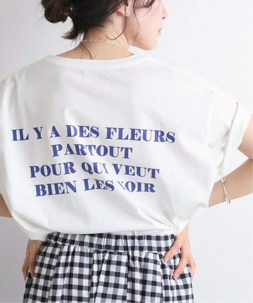 IENA（イエナ） tシャツ 半袖 BACK LOGO Tシャツ レディース