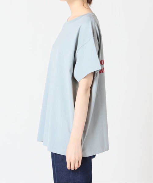 IENA　イエナ　LIENワッフルバックプリントTシャツ IENA イエナ LIENワッフルバックプリントTシャツ