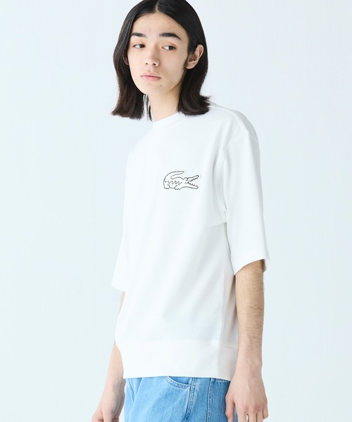 LACOSTE】 ラコステ スウェットトレーナー デカロゴ オーバーサイズ