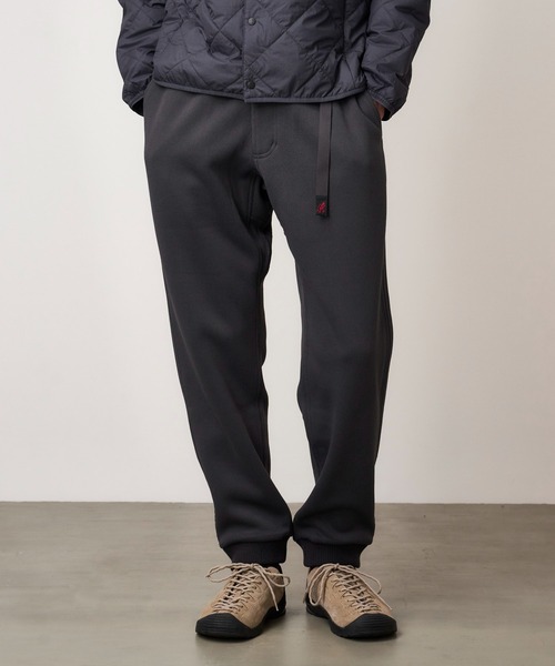GRAMICCI パンツ BONDING KNIT FLEECE NARROW RIB PANT