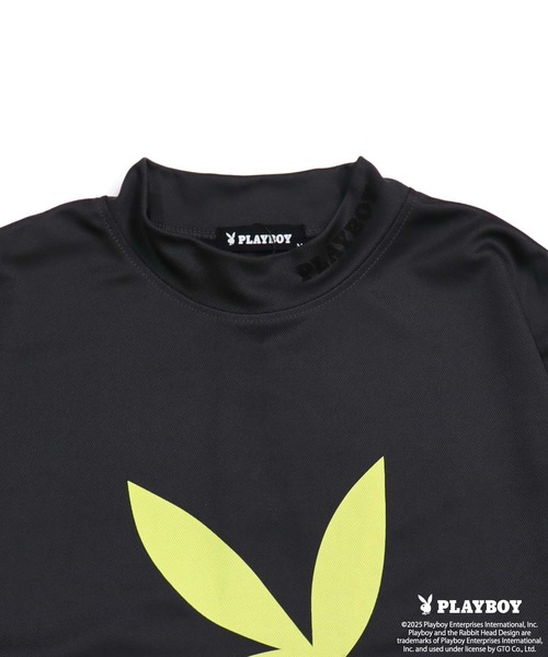 PLAYBOY（プレイボーイ） tシャツ PLAYBOY鹿の子モックネック長袖 