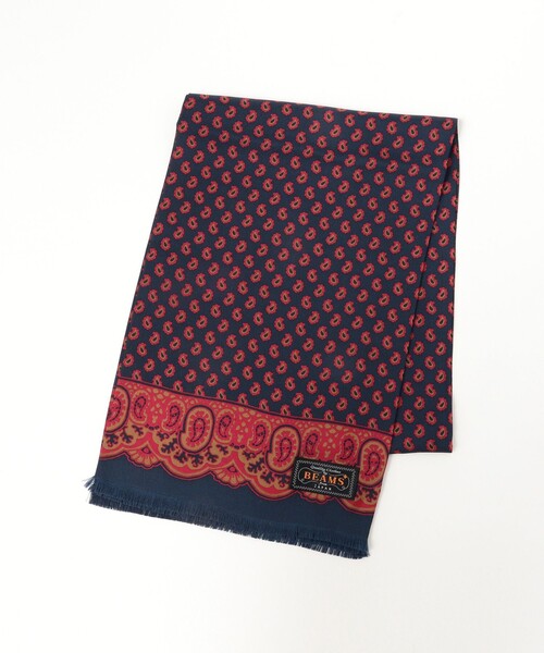 BEAMS F 使用感ない美品　シルク&フラックス(麻)混紡　48 L位　高級感 BEAMS F（ビームスF）Holliday & Brown / ウールシルク ドット