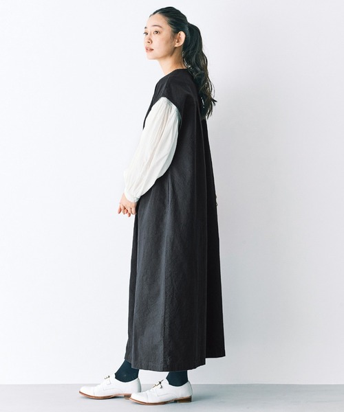 ａｎｄ　ｍｙｅｒａ　ボリュームスリーブトップス レディース and myera ボリュームスリーブトップス〈黒〉｜and myera[アンド
