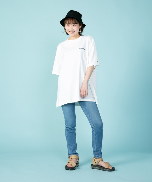   Jeans - ビッグロゴ Tシャツ ワンフォークロージング 1111clothing ◇スプレーロゴ Tシャツ