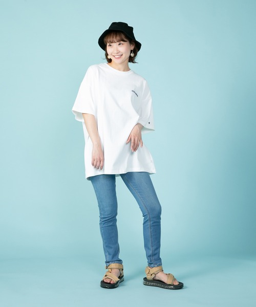 [  Jeans] コットンバックロゴグラフィックTシャツ CONVERSE tシャツ 「CONVERSE/コンバース」バックプリント