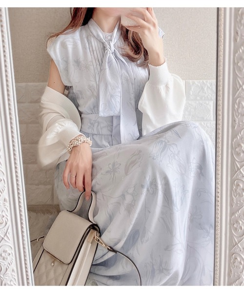 tocco closet（トッコ クローゼット） ワンピース 2WAYボウタイ