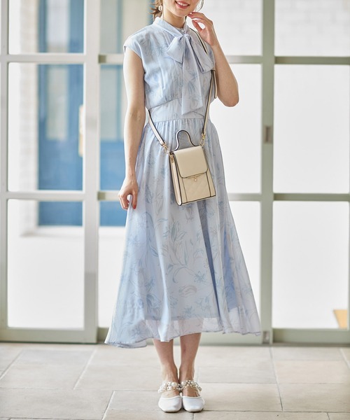 tocco closet（トッコ クローゼット） ワンピース 2WAYボウタイ 
