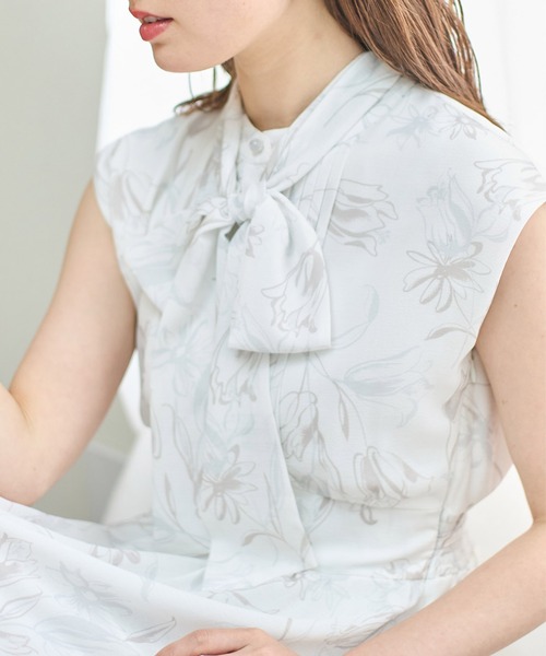 tocco closet（トッコ クローゼット） ワンピース 2WAYボウタイ