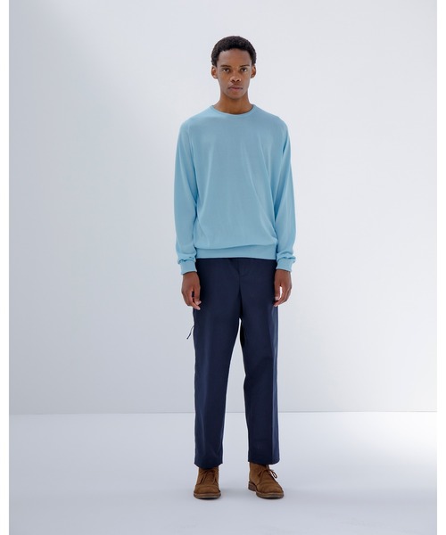 uniform experiment セーター ニット JOHN SMEDLEY COTTON CREWNECK