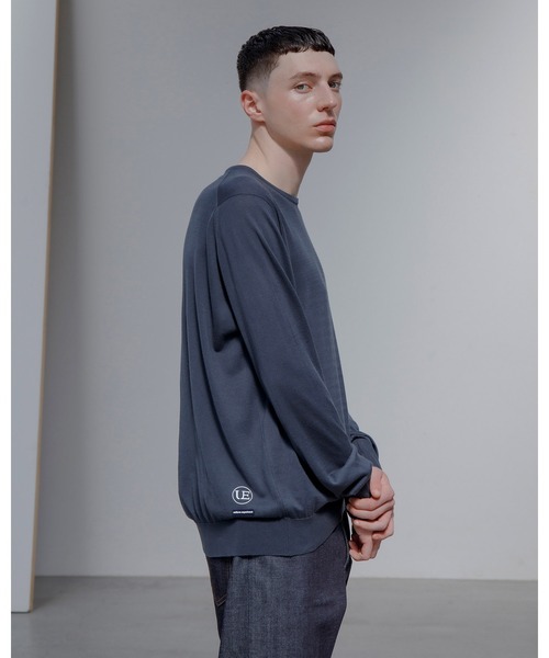 UNIFORM EXPERIMENT & JOHN SMEDLEYセーター uniform experiment セーター ニット JOHN SMEDLEY COTTON CREWNECK