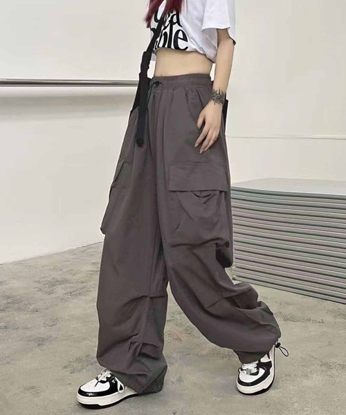 NANEA（ナネア） ワイドパンツ カーゴパンツ ルーズシルエットカーゴ