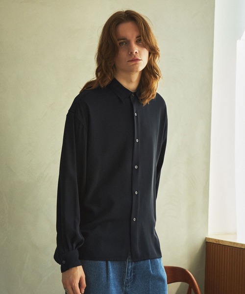 EMMA CLOTHES シャツ 「ZOZO限定」オーバーサイズトロミ