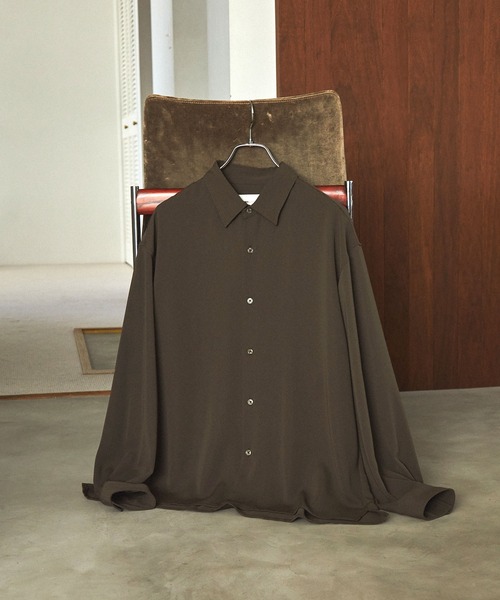 emau アトリエエマウ　長袖　シャツ　ブラウス　日本製　オーバーサイズ. EMMA CLOTHES（エマクローズ） シャツ 「ZOZO限定」オーバーサイズ