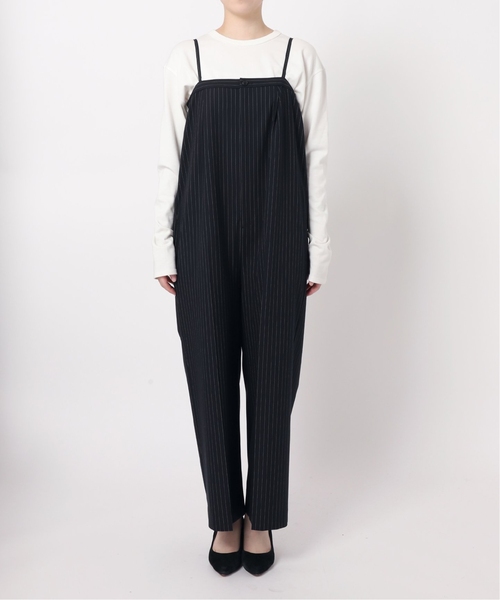 美品 SLOBE IENA ツイルトロアイラインサロペ SLOBE IENA（スローブイエナ）の「ツイルトロアイラインサロペ