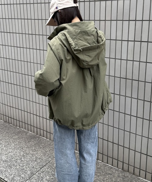 ikka（イッカ） マウンテンパーカー ウインドブレーカー 撥水裏付き