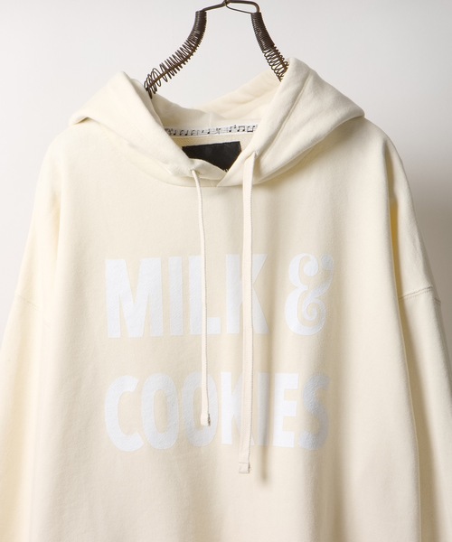 NUMBER (N)INE パーカー MILK＆COOKIES PULLOVER HOODIE / ミルク 